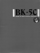 Yamaha BK-5C Manual do proprietário