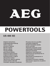 AEG US 400 XE Manual do proprietário