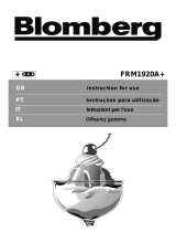 Blomberg FRM 1920 A Manual do proprietário