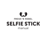 Fresh 'n Rebel Wireless Selfie Stick Manual do usuário