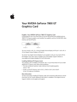 Nvidia 7800 GT Manual do usuário