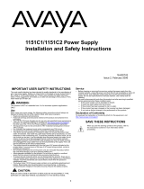Avaya 1151C1/1151C2 Manual do usuário