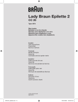 Braun CC20, Lady Epilette 2 Manual do usuário