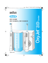 Braun OC15525, OC15525X, OC15545X OxyJet 3D Center Manual do usuário