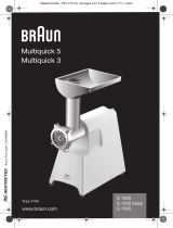Braun Multiquick 5 G 1500 Manual do usuário