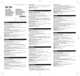 Casio DX-12S Manual do usuário