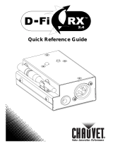 CHAUVET DJ Oven D-Fi 2.4 Rx Manual do usuário