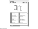 Epson ELPSP02 Active Speakers Guia de usuario