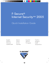 F-SECURE F-Secure Internet Security 2005 Manual do usuário