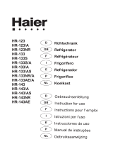 Haier HR123 Manual do usuário