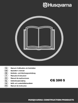 Husqvarna Planer CG 200 S Manual do usuário