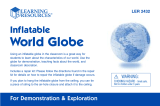 Learning Resources Inflatable World Globe Manual do usuário