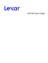 Lexar Media Lexar LDP-400 Manual do usuário