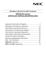 NEC NP-M282X Manual do usuário