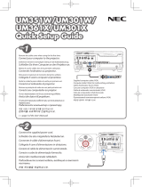 NEC NP-UM351W Manual do usuário