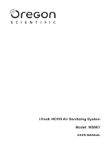 Oregon Scientific WS907 Manual do usuário