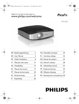 Philips PICOPIX PPX1020 Manual do usuário