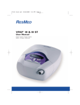 ResMed VPAP III & III ST Manual do usuário