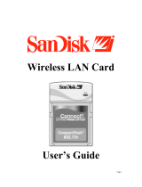 SanDisk Wireless LAN Card Manual do usuário