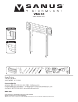 Sanus VML10 Manual do proprietário