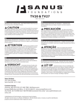 Sanus TV20 Manual do usuário