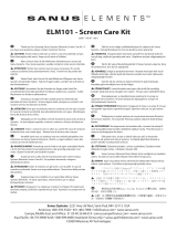 Sanus SCREEN CARE KIT-ELM101 Manual do usuário