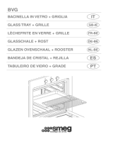 Smeg Glass Tray + Grille BVG Manual do usuário