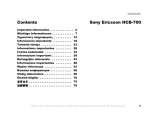 Sony Ericsson HCB-700 Manual do usuário