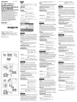 Sony Гибкое крепление на липучке AKA-SM1 Manual do usuário