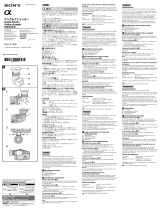 Sony FDA-A1AM Manual do proprietário