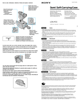Sony LCM-PCX Manual do usuário