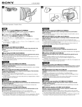 Sony LCS-EMB1A Informação importante