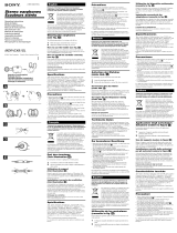 Sony MDR-EX81SL Manual do usuário