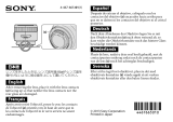 Sony SAL-50F14Z Instruções de operação