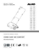 AL-KO Elektro-Vertikutierer "Comfort 38 E Combi Care" Manual do usuário