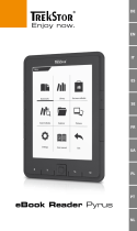 TrekStor eBook-Reader Pyrus Series eBook Reader Pyrus® Manual do usuário