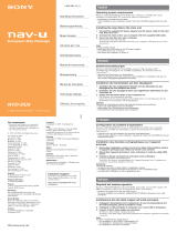 Sony NVD-DU3 Manual do usuário