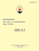 Maserati 3500GTi and Vignale spyder (Italian) Manual do proprietário