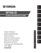 Yamaha NY64 Manual do proprietário