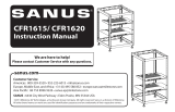 Sanus CFR1620 Guia de instalação