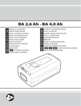 Oleomac Batteria BA 4 Ah Manual do proprietário