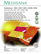 Medisana Heat pad HKS Manual do proprietário