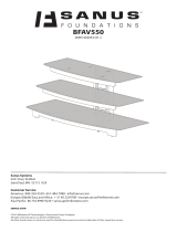 Sanus BFAV550 Manual do proprietário