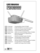 Chamberlain LiftMaster Pro9000 Manual do proprietário