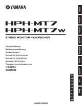 Yamaha HPH-MT7W Manual do proprietário