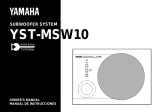 Yamaha YST-MSW10 Manual do usuário
