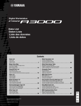 Yamaha PSR-A3000 Ficha de dados