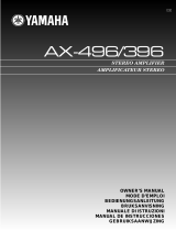 Yamaha AX-396 Manual do usuário