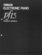 Yamaha pf15 Manual do proprietário