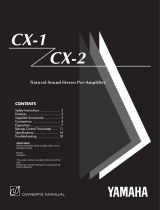 Yamaha CX-1 Manual do proprietário